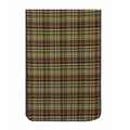 Écharpe de Noël épaisse à carreaux verts avec motif tartan écossais pour l'hiver - Vert