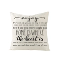 Modern Minimalist English Text Style (JYM125-5) / 45x45cm
