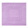 Lilac purple lace-knit square scarf featuring a white geometric diamond pattern design - 95x95cm / Taro Purple