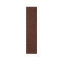 Detailed close-up showing the dense fibrous texture of this brown wool knit winter scarf - Coffee