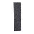 Detailed texture of dark grey wool knit scarf showing soft fiber weave and clean edges - Dark Gray