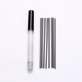 Detail of 2B mechanical pencil lead refills in a transparent storage tube with black cap - 2.0mm Lead Refills (One Box)