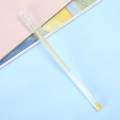 Penna gel trasparente con inchiostro oro metallizzato per disegno e diario fai-da-te - Oro