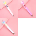 Simpatica penna a sfera multicolore unicorno con 6 colori e fusto rosa per scuola - Serie Unicorno Luna
