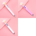 Penna a sfera unicorno 10 in 1 creativa a scatto in rosa, bianco e viola pastello - Serie Ali di Stella