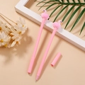 Due simpatiche penne gel fenicottero rosa per cancelleria creativa e uso in ufficio - Fenicottero Rosa