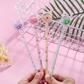 Set di quattro penne con corna di renna in colori pastello e decorazioni glitter - Stile Corna Paillettes
