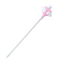 White wing heart gel pen with pink angelic topper for student school supplies - White
