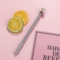 Grijze eekhoorn gelpen met schattige siliconen topper voor schoolbenodigdheden - Grijze Eekhoorn