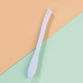 Creative broom-shaped gel pen in white finish with modern silicone texture detail - Broom Style / Blue