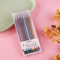 Set of 8 glitter gel pens with 1.0mm tips for shimmering color-changing ink effects - Eight Colors