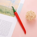 Creative red chili pepper shaped novelty gel pen for cute office and school supplies - 0.5mm Nib / Chili