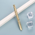 Bolígrafo de gel creativo con forma de submarino y elegante acabado dorado mate - Punta de bolígrafo de 0,5 mm / Dorado
