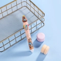 Penna a sfera 10 colori Capybara rosa con simpatica figura 3D per cancelleria - Stile con Pesce (Penna Capybara 10 Colori)