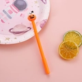 Stylo citrouille orange avec oreilles de chat pour cadeaux papeterie Halloween - Citrouille Tête de Chat