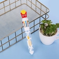 French Fries cartoon multi-color ballpoint pen with Cheese print for students - French Fries Shape