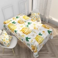 Nordische Tischdecke aus Baumwolle mit herbstlichem Kürbis- und Ahornblattmuster - Kürbis Ahornblatt (ZB029-3) / 40*70cm
