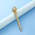 Creatieve gelpen in de vorm van een moersleutel in goud voor studenten en cadeau - Moersleutel Stijl / Goud