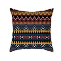 Fodera per cuscino quadrata con stampa geometrica boho e motivi etnici astratti - 45x45CM (Senza Interno) / Geometrico Dipinto Multicolore (TPR437-14)