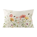 Polyester waist pillowcase with watercolor floral pattern and bee butterfly prints - Sunflower Wildflower Insect Style (JYZ001-3)