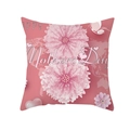 Pink Mother's Day pillowcase with floral butterfly prints and heart-shaped designs - 45x45cm Pillowcase Only / Pink Floral Butterfly Heart Style (TPR276-16)