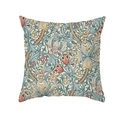 Vintage kussensloop van perzikhuid met bloemenpatroon in William Morris-stijl - Beige Klassieke Bloemen (TPR494-2)