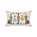 Rectangular Nutcracker lumbar pillow cover with Christmas prints for home sofa decor - Nutcracker Ballet Theme (JYZ007-9)