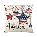 Federa patriottica per il Giorno dell'Indipendenza con stelle e cuori bandiera USA - Stile Decorazione Appesa America (JYM595-4)