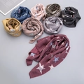 Écharpe d'hiver épaisse pour enfants motif étoiles, disponible en huit coloris - 65*68cm / Couleurs Mixte