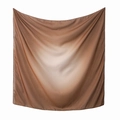 Lightweight voile square hijab with brown and beige center gradient and soft drape - 110*110CM / 7# Red Coffee + Beige Gradient