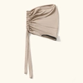 Donna colore solido elastico cuffia sotto hijab traspirante comodo abbigliamento quotidiano - Taglia unica / 4# Kaki Chiaro