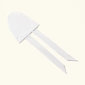 Gorro Ninja minimalista blanco puro elástico con correas ajustables mujer - Blanco