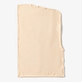 Hijab traspirante in cotone mercerizzato color albicocca beige con bordi lisci e fini - Beige