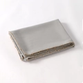 Light gray chiffon long scarf for women with elegant golden ball chain edge detail - Gold Beaded Edge / 180cm / Light Gray