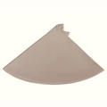 Taupe instant hijab headscarf in smooth modal fabric with elegant drape and finish - Khaki (11#)