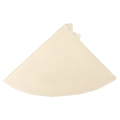 Malaysian style beige crystal linen headscarf in premium cream finish for women - Beige (10#)