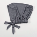 Dark gray stretch modal hijab undercap with adjustable elastic straps and soft knit fabric - Dark Gray (4#)