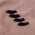 Spille per hijab in plastica nera clip anti-riflesso sciarpa variante, set di 4 accessori utili. - Confezione da 4 / Nero