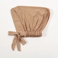 Elastic camel modal hijab undercap featuring adjustable back ties for a secure fit - Camel (8#)
