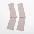 Soft modal sun protection arm sleeves in pale lavender with wide knit wrist cuffs - Light Khaki