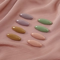 Epingles de surete en plastique colore clips foulard broches decoratives ensemble de 8 - Chameau Vert