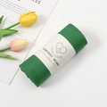 Groene katoenen sjaal met kreukeleffect, tulpen en magazine op witte achtergrond - 22#Grasgroen / 180-90cm