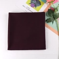 Solid deep burgundy square fashion scarf for women, 110x110cm elegant hijab wrap - 5# Wine Red