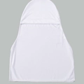 Sotocubierta de hijab ninja blanco puro en jersey elástico con cobertura de cuello - Blanco (2#)