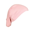 Μαλακό modal jersey εσωτερικό καπέλο hijab σε ροζ χρώμα με μερσεριζέ φινίρισμα - Χιόνι Μπουμπούκι