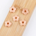 Five-petal flower shape light pink beads for DIY jewelry and bracelet making - Pink Aventurine (Single Bead)
