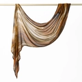 Ethnic marble pattern headscarf in earth tones with lightweight translucent fabric - 180cm x 70cm / Earth Tone Ink Texture (YW420-1#)