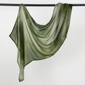 Ethnic rayon headscarf with green marble gradient pattern for women's fashion - 180cm x 70cm / Green Gradient Marble Texture (YW459-1#)