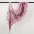 Lilac pink headscarf with abstract grey marble pattern in soft rayon fabric - 180cm x 70cm / Pink-Purple Marble Texture (YW474-1#)