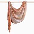 Ethnic printed headscarf featuring orange and pink marble wave patterns on soft fabric - 180cm x 70cm / Orange-Pink-White Marble Texture (YW496-1#)